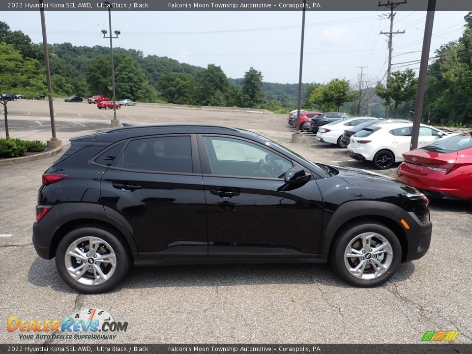 2022 Hyundai Kona SEL AWD Ultra Black / Black Photo #1