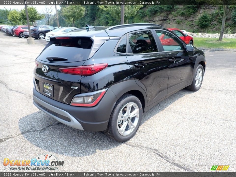 2022 Hyundai Kona SEL AWD Ultra Black / Black Photo #2