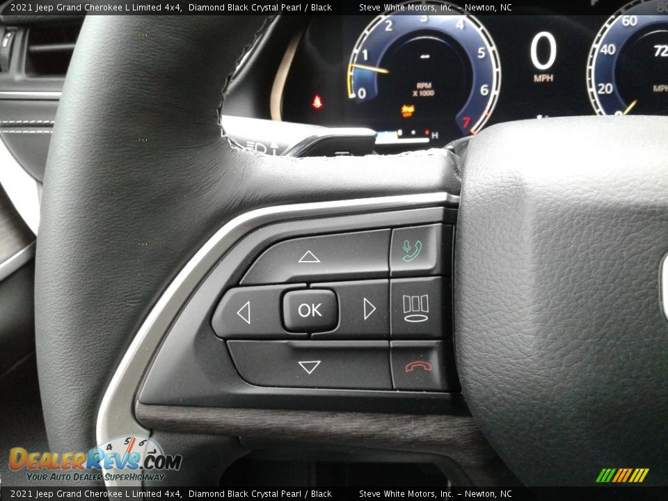 2021 Jeep Grand Cherokee L Limited 4x4 Steering Wheel Photo #18