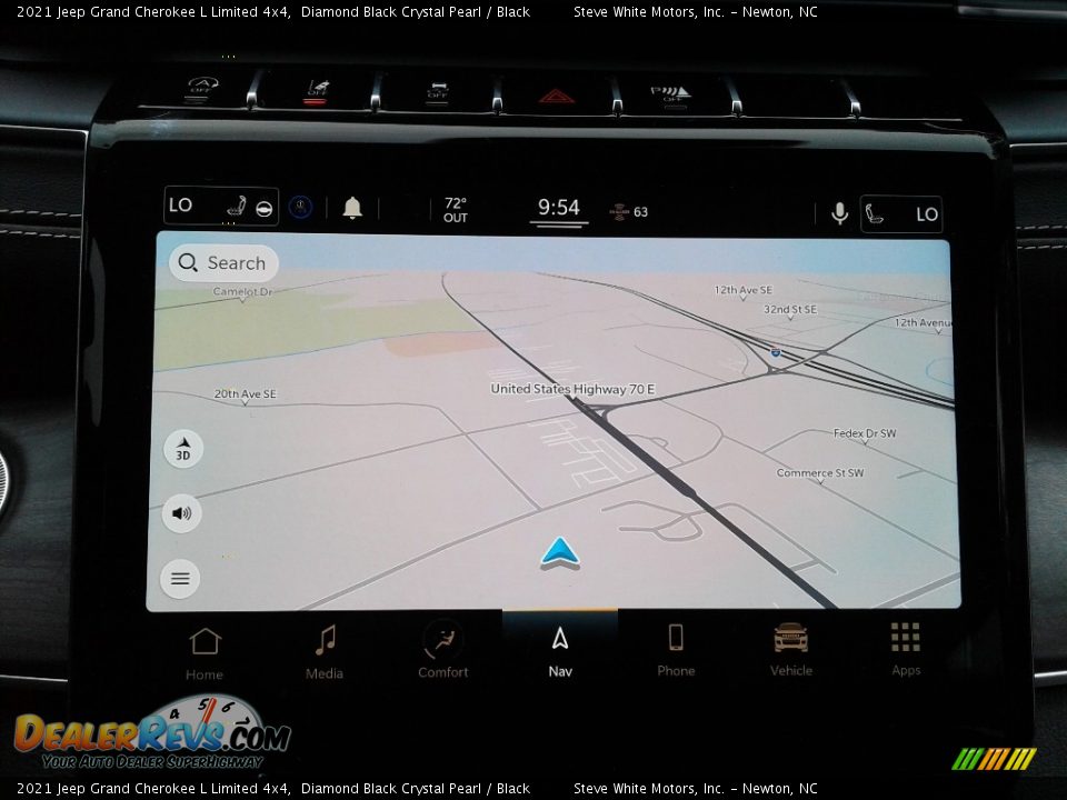 Navigation of 2021 Jeep Grand Cherokee L Limited 4x4 Photo #22