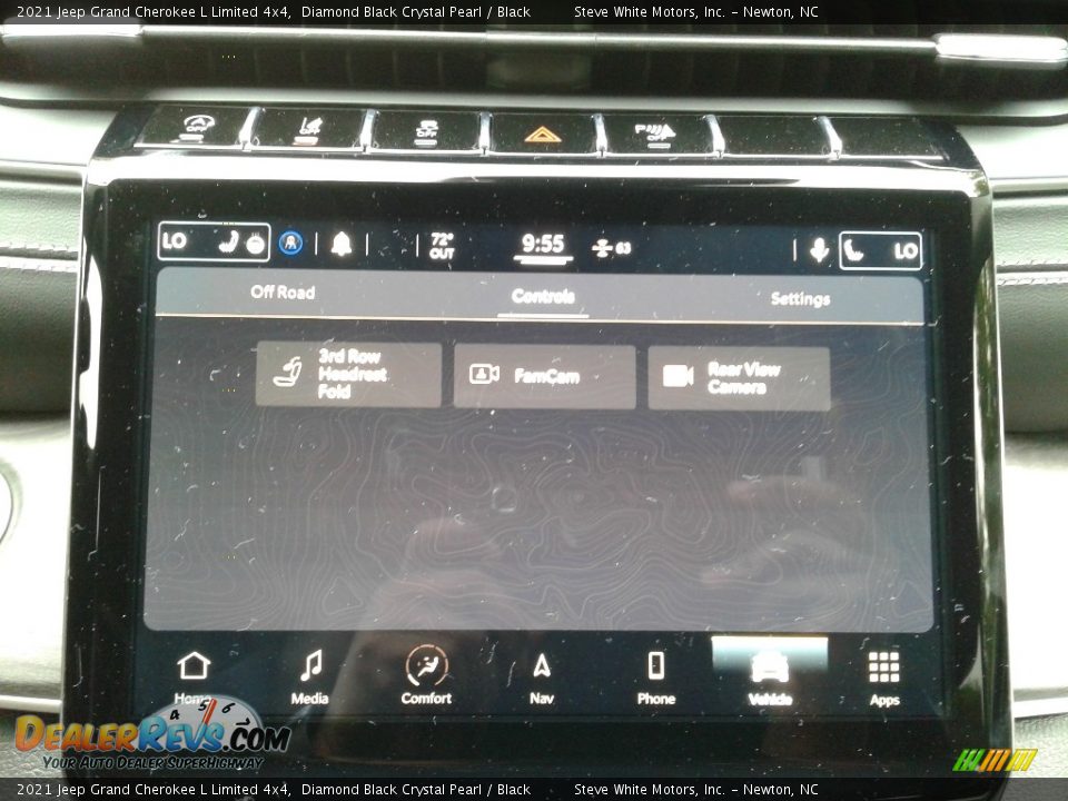 2021 Jeep Grand Cherokee L Limited 4x4 Diamond Black Crystal Pearl / Black Photo #23