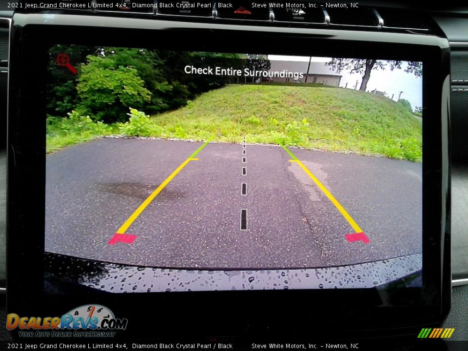 2021 Jeep Grand Cherokee L Limited 4x4 Diamond Black Crystal Pearl / Black Photo #24