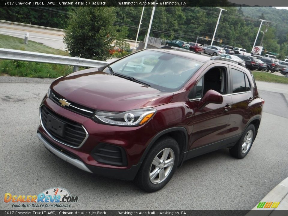 2017 Chevrolet Trax LT AWD Crimson Metallic / Jet Black Photo #8