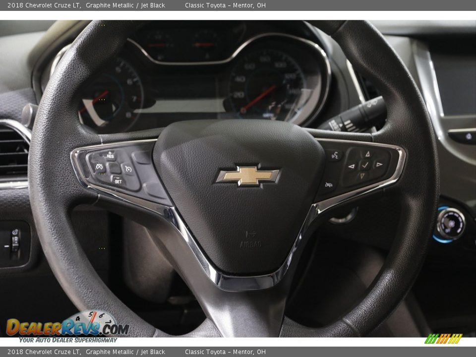 2018 Chevrolet Cruze LT Graphite Metallic / Jet Black Photo #7