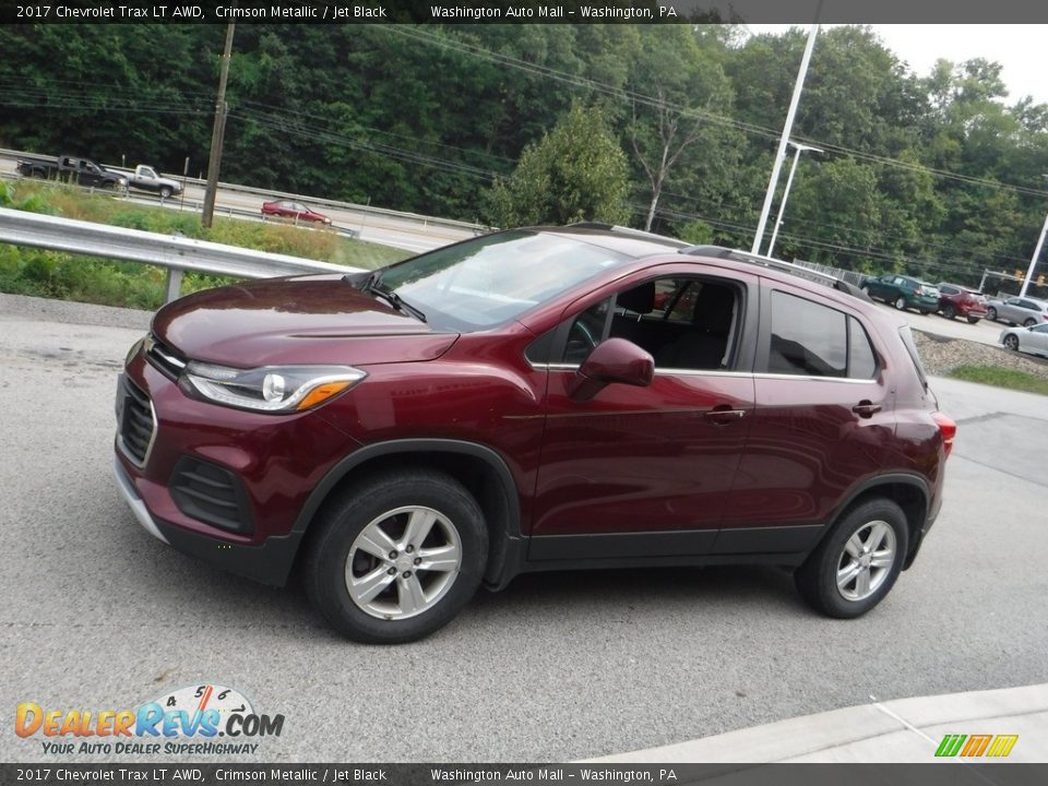 2017 Chevrolet Trax LT AWD Crimson Metallic / Jet Black Photo #9