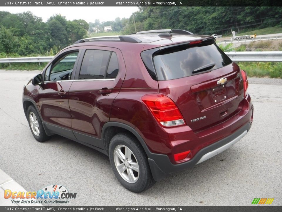 2017 Chevrolet Trax LT AWD Crimson Metallic / Jet Black Photo #10