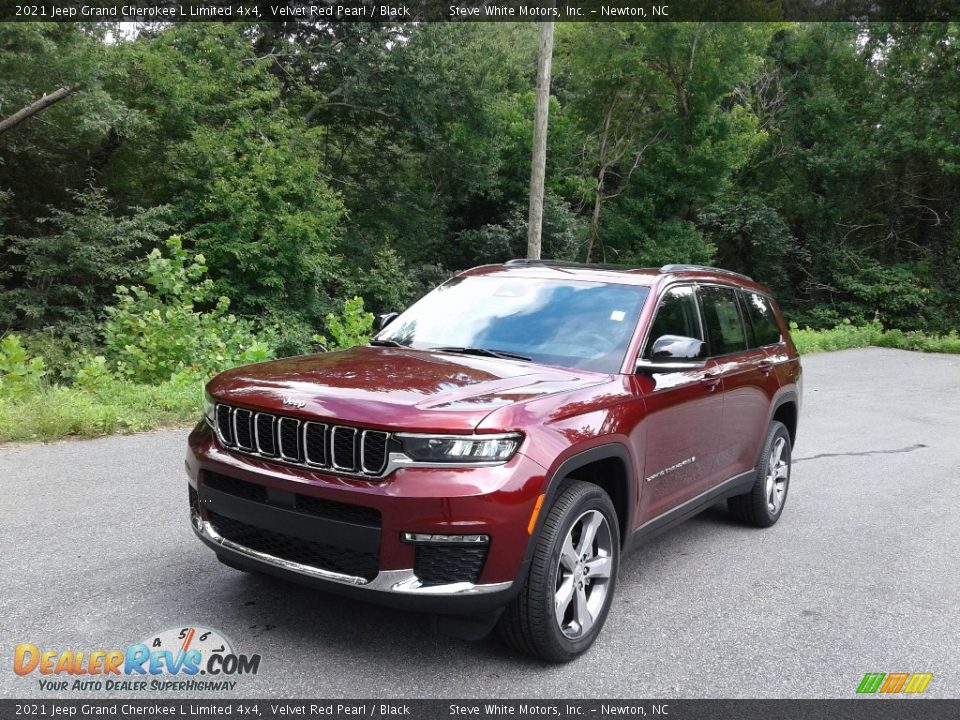 2021 Jeep Grand Cherokee L Limited 4x4 Velvet Red Pearl / Black Photo #2