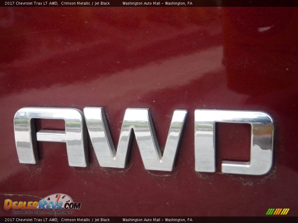 2017 Chevrolet Trax LT AWD Crimson Metallic / Jet Black Photo #11