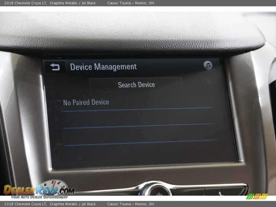 2018 Chevrolet Cruze LT Graphite Metallic / Jet Black Photo #11