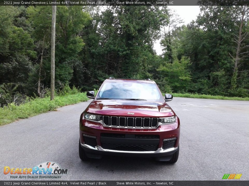 2021 Jeep Grand Cherokee L Limited 4x4 Velvet Red Pearl / Black Photo #3
