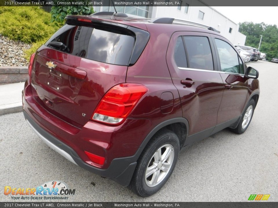 2017 Chevrolet Trax LT AWD Crimson Metallic / Jet Black Photo #14