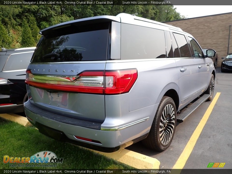 2020 Lincoln Navigator L Black Label 4x4 Chroma Crystal Blue / Coastal Blue Photo #4