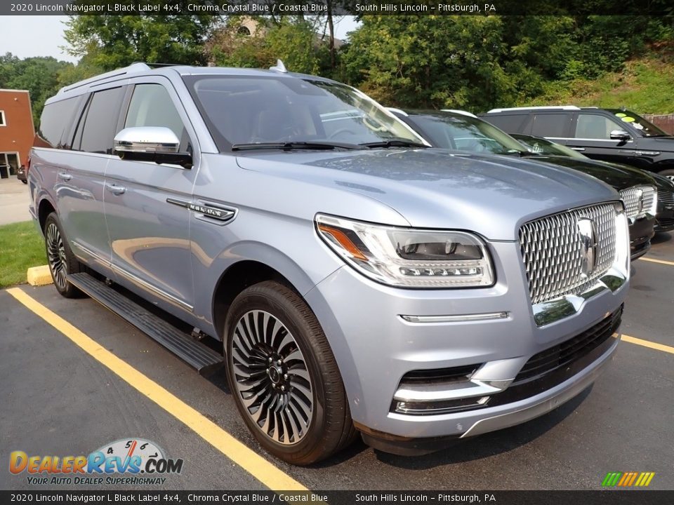 Front 3/4 View of 2020 Lincoln Navigator L Black Label 4x4 Photo #5