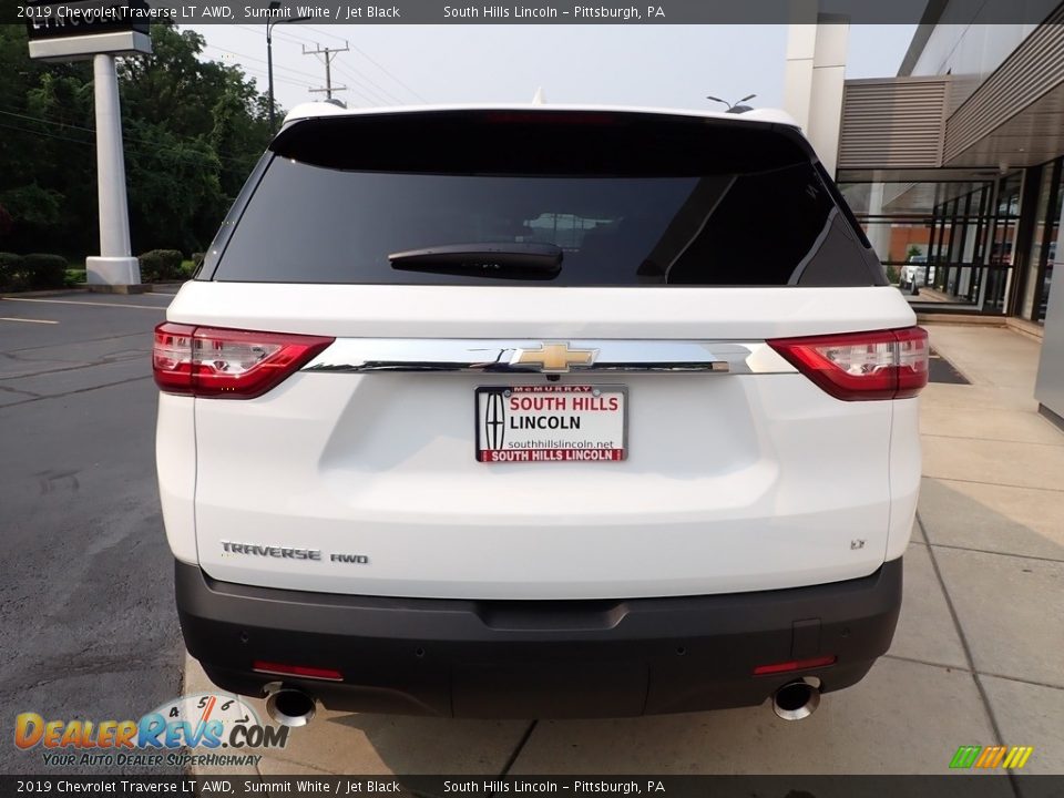 2019 Chevrolet Traverse LT AWD Summit White / Jet Black Photo #4