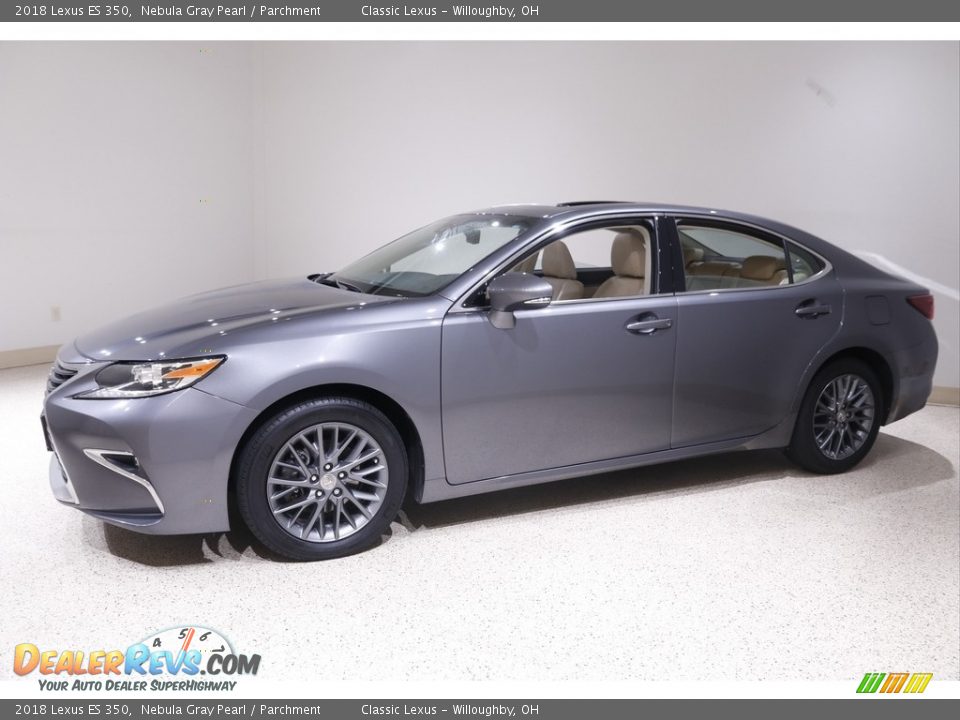 2018 Lexus ES 350 Nebula Gray Pearl / Parchment Photo #3