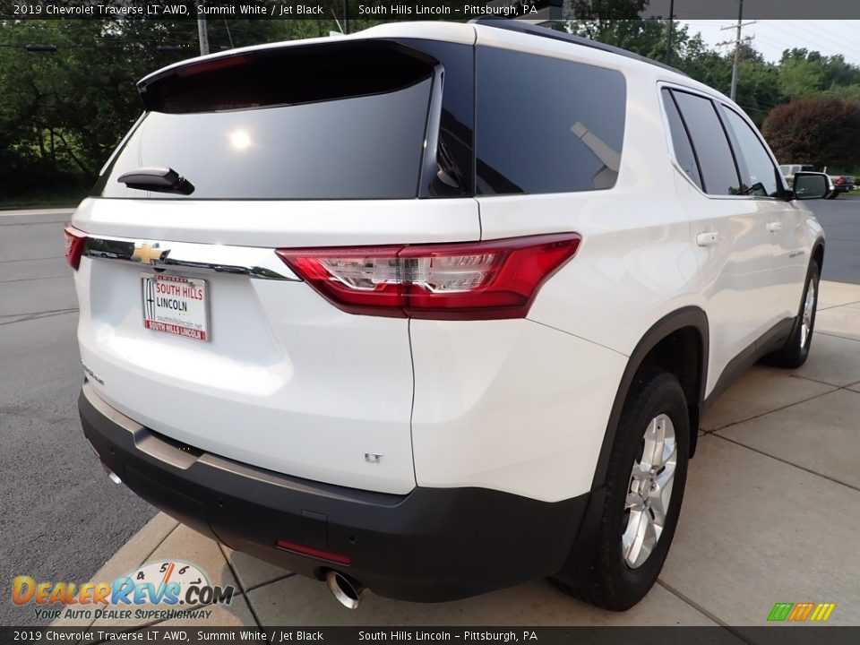 2019 Chevrolet Traverse LT AWD Summit White / Jet Black Photo #6