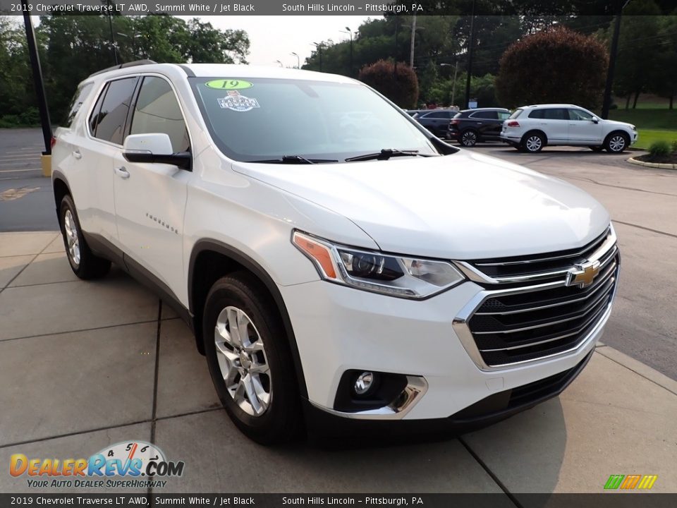 2019 Chevrolet Traverse LT AWD Summit White / Jet Black Photo #8