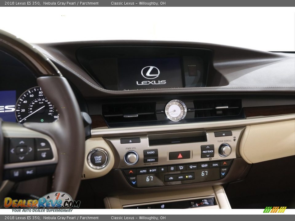 2018 Lexus ES 350 Nebula Gray Pearl / Parchment Photo #9