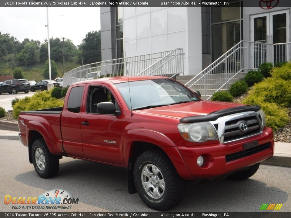 2010 Toyota Tacoma V6 SR5 Access Cab 4x4 Barcelona Red Metallic / Graphite Photo #1