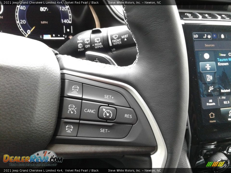 2021 Jeep Grand Cherokee L Limited 4x4 Velvet Red Pearl / Black Photo #17