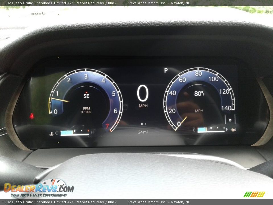 2021 Jeep Grand Cherokee L Limited 4x4 Velvet Red Pearl / Black Photo #18