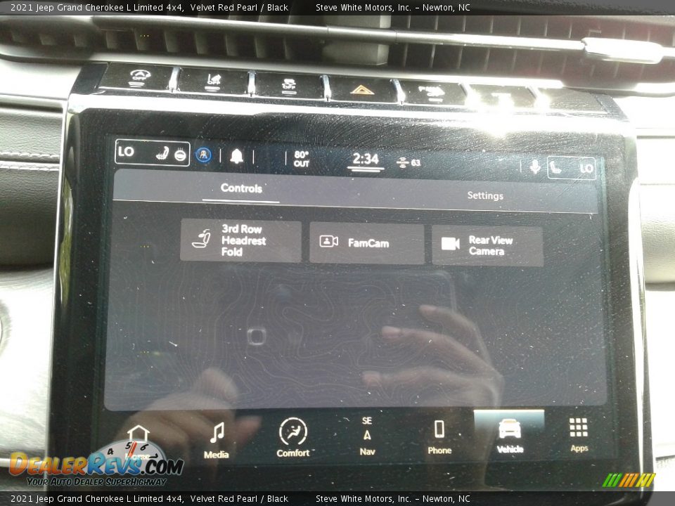 2021 Jeep Grand Cherokee L Limited 4x4 Velvet Red Pearl / Black Photo #21