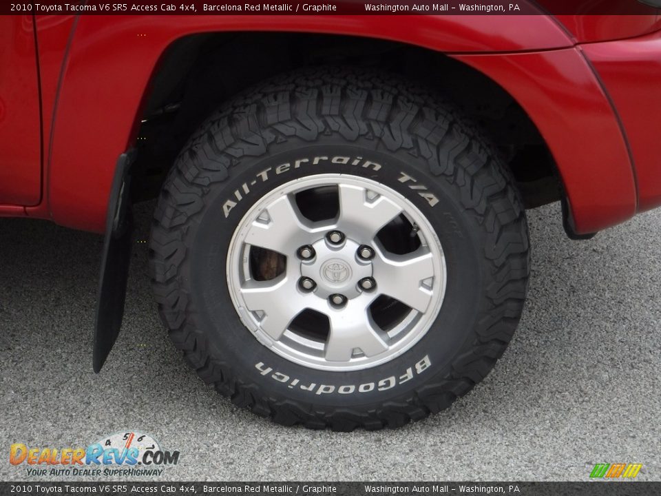 2010 Toyota Tacoma V6 SR5 Access Cab 4x4 Barcelona Red Metallic / Graphite Photo #8