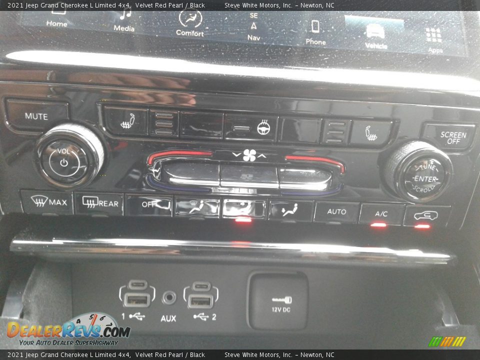 2021 Jeep Grand Cherokee L Limited 4x4 Velvet Red Pearl / Black Photo #23