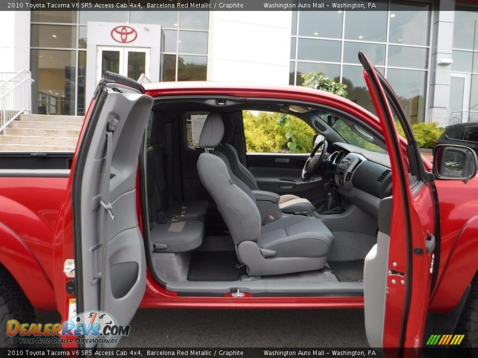 2010 Toyota Tacoma V6 SR5 Access Cab 4x4 Barcelona Red Metallic / Graphite Photo #10