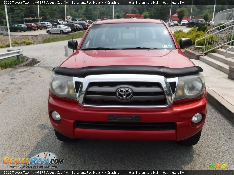 2010 Toyota Tacoma V6 SR5 Access Cab 4x4 Barcelona Red Metallic / Graphite Photo #11