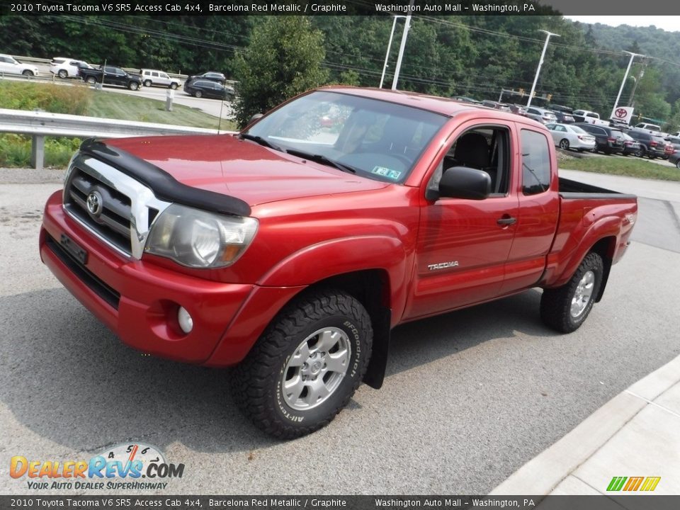 2010 Toyota Tacoma V6 SR5 Access Cab 4x4 Barcelona Red Metallic / Graphite Photo #12