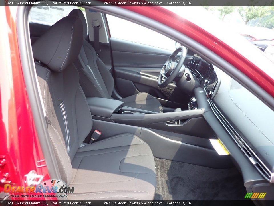 2021 Hyundai Elantra SEL Scarlet Red Pearl / Black Photo #11