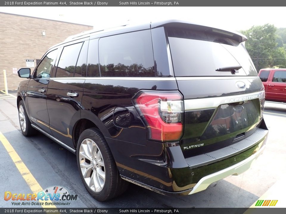 2018 Ford Expedition Platinum 4x4 Shadow Black / Ebony Photo #2