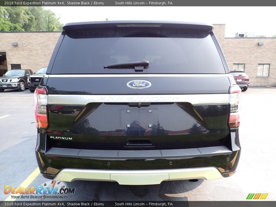 2018 Ford Expedition Platinum 4x4 Shadow Black / Ebony Photo #3