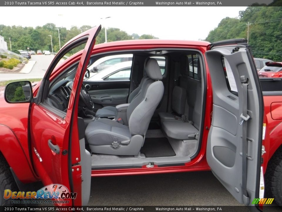 2010 Toyota Tacoma V6 SR5 Access Cab 4x4 Barcelona Red Metallic / Graphite Photo #21