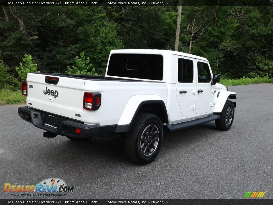 2021 Jeep Gladiator Overland 4x4 Bright White / Black Photo #6
