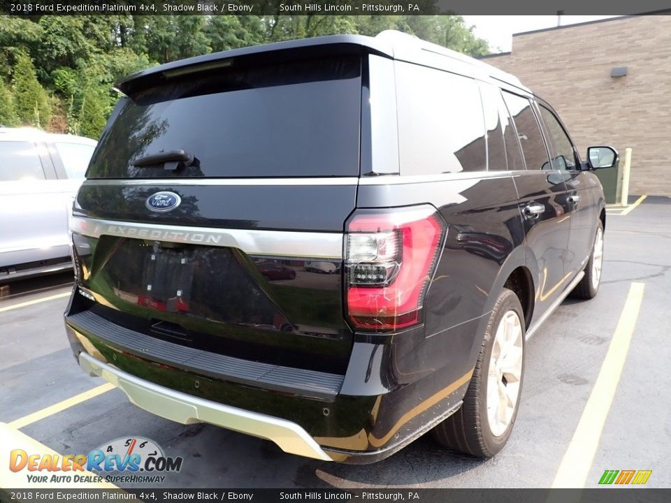 2018 Ford Expedition Platinum 4x4 Shadow Black / Ebony Photo #4