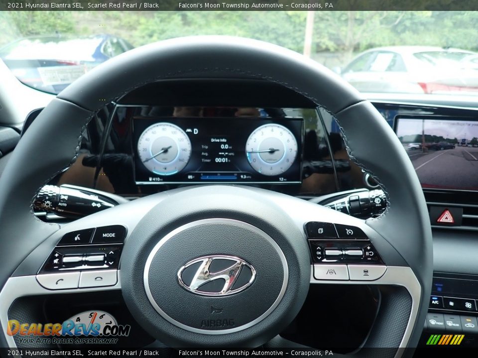 2021 Hyundai Elantra SEL Scarlet Red Pearl / Black Photo #19