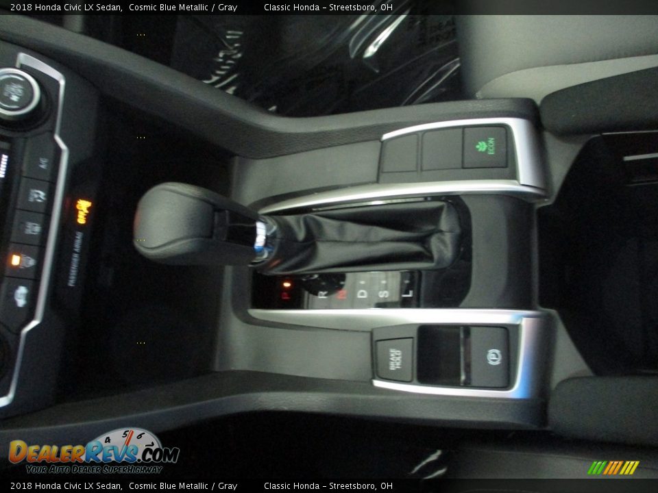 2018 Honda Civic LX Sedan Cosmic Blue Metallic / Gray Photo #32
