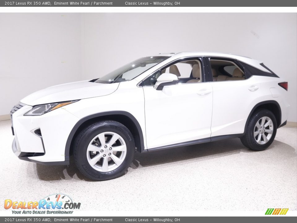 2017 Lexus RX 350 AWD Eminent White Pearl / Parchment Photo #3