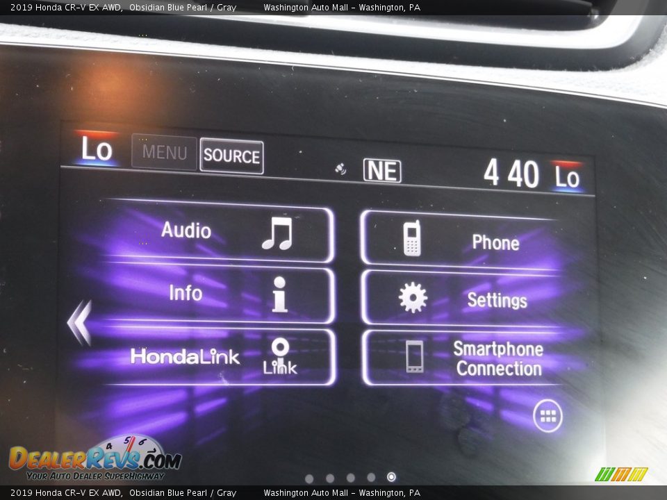 2019 Honda CR-V EX AWD Obsidian Blue Pearl / Gray Photo #18
