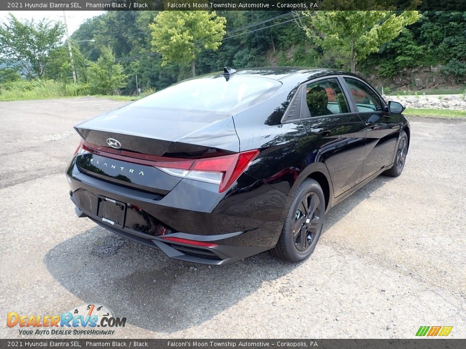 2021 Hyundai Elantra SEL Phantom Black / Black Photo #2