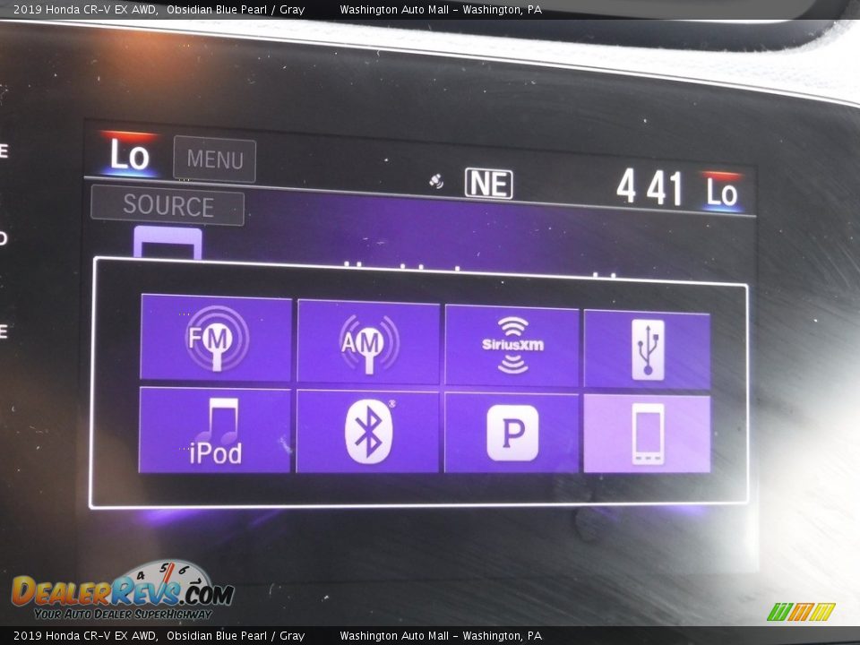 2019 Honda CR-V EX AWD Obsidian Blue Pearl / Gray Photo #19