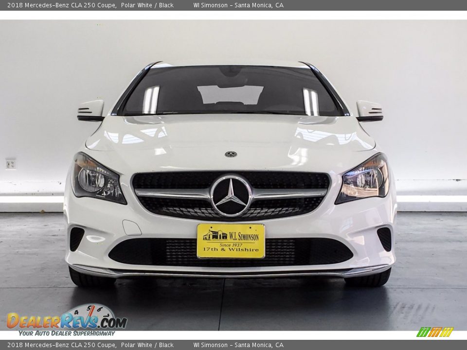 2018 Mercedes-Benz CLA 250 Coupe Polar White / Black Photo #2
