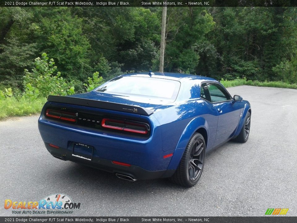 2021 Dodge Challenger R/T Scat Pack Widebody Indigo Blue / Black Photo #6