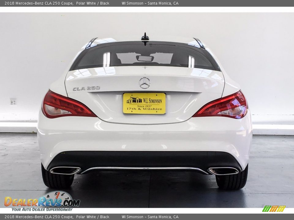 2018 Mercedes-Benz CLA 250 Coupe Polar White / Black Photo #3