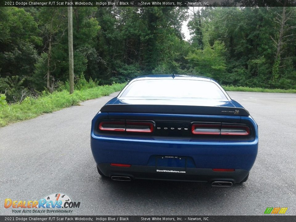 2021 Dodge Challenger R/T Scat Pack Widebody Indigo Blue / Black Photo #7