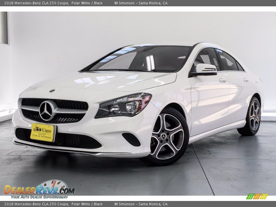 2018 Mercedes-Benz CLA 250 Coupe Polar White / Black Photo #12