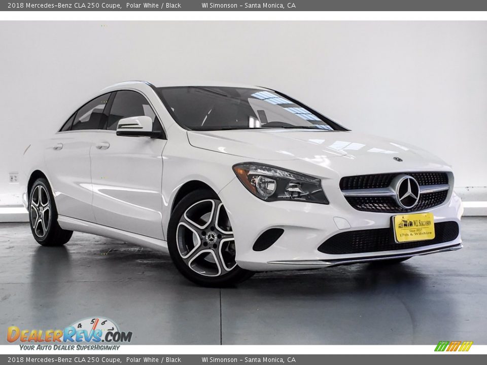 2018 Mercedes-Benz CLA 250 Coupe Polar White / Black Photo #14