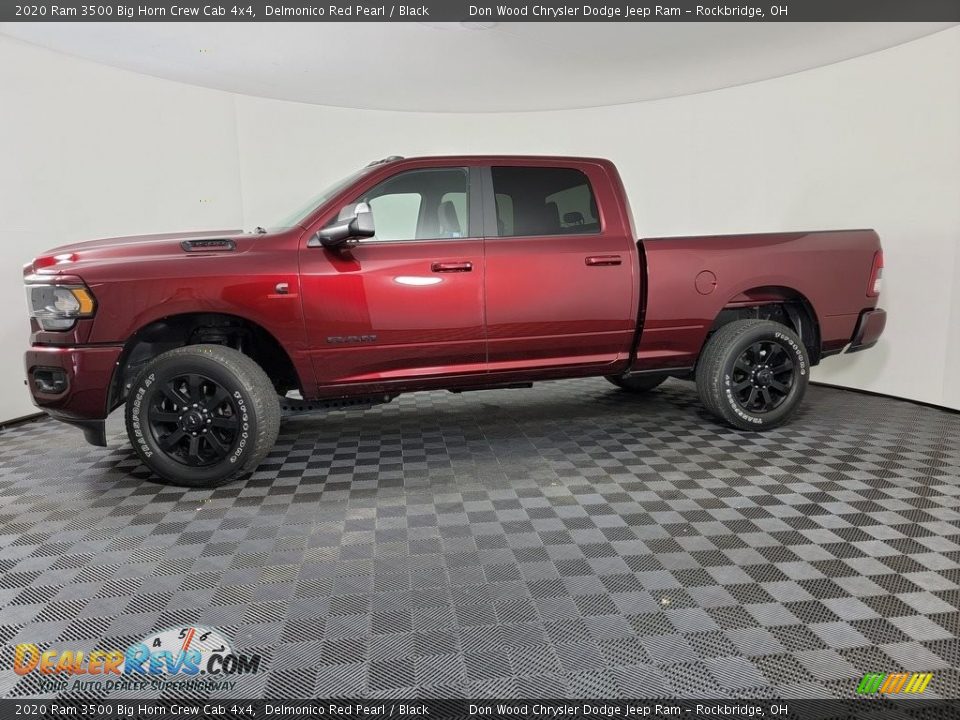 2020 Ram 3500 Big Horn Crew Cab 4x4 Delmonico Red Pearl / Black Photo #7